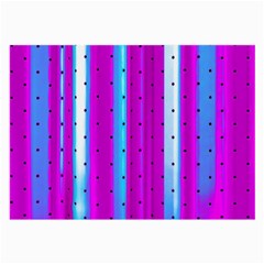 Warped Stripy Dots Large Glasses Cloth (2 Sides) by essentialimage365