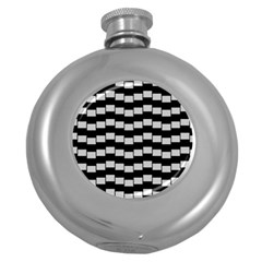 Illusion Blocks Round Hip Flask (5 Oz) by Sparkle