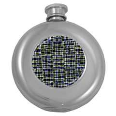 Blocks Illusion Round Hip Flask (5 Oz) by Sparkle