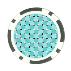 Illusion Blocks Pattern Poker Chip Card Guard (10 Pack) by Sparkle