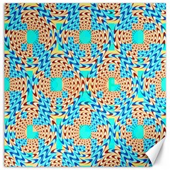 Illusion Waves Pattern Canvas 20  X 20  by Sparkle