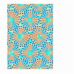 Illusion Waves Pattern Large Garden Flag (two Sides) by Sparkle