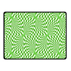 Illusion Waves Pattern Fleece Blanket (small) by Sparkle