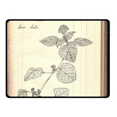 Lemon Balm Double Sided Fleece Blanket (small)  by Limerence