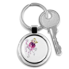 Carnie Squid Key Chain (round) by Limerence