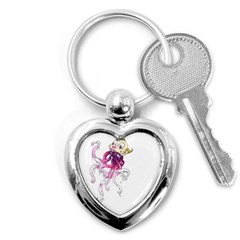 Carnie Squid Key Chain (heart) by Limerence