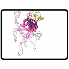 Carnie Squid Fleece Blanket (large)  by Limerence