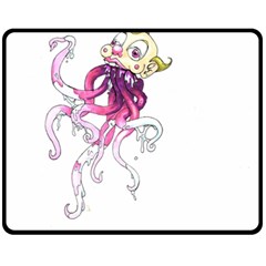 Carnie Squid Fleece Blanket (medium)  by Limerence