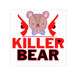 Killer Bear Small Satin Scarf (square) by LemonPear