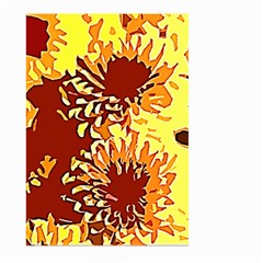 Sunflowers Large Garden Flag (two Sides) by 3cl3ctix