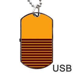 Gradient Dog Tag Usb Flash (two Sides) by Sparkle