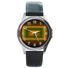 Gradient Round Metal Watch by Sparkle