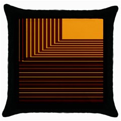 Gradient Throw Pillow Case (black) by Sparkle