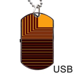 Gradient Dog Tag Usb Flash (one Side) by Sparkle