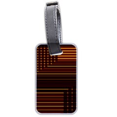 Gradient Luggage Tag (two Sides) by Sparkle