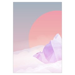 Mountain Sunset Above Clouds Window Curtain (small 72 ) by Givinglala