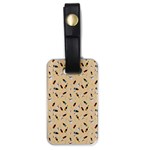 Festive Champagne Luggage Tag (one side) Front