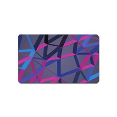 3d Lovely Geo Lines Magnet (name Card) by Uniqued