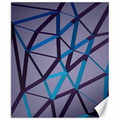 3d Lovely Geo Lines 2 Canvas 20  X 24  by Uniqued