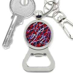 3d Lovely Geo Lines Vii Bottle Opener Key Chain by Uniqued