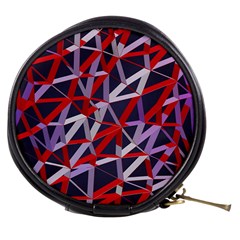 3d Lovely Geo Lines Vii Mini Makeup Bag by Uniqued