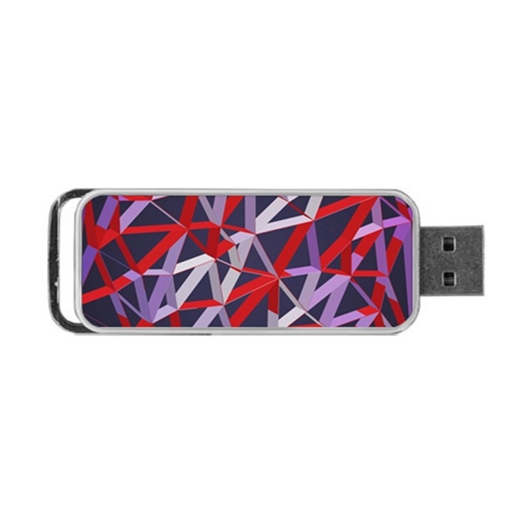 3d Lovely Geo Lines Vii Portable USB Flash (Two Sides)