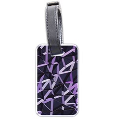 3d Lovely Geo Lines Vi Luggage Tag (one Side) by Uniqued