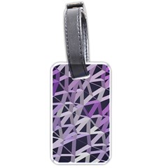 3d Lovely Geo Lines  Iv Luggage Tag (one Side) by Uniqued