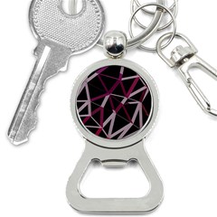 3d Lovely Geo Lines Iii Bottle Opener Key Chain by Uniqued