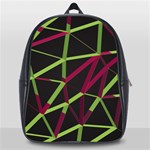 3D Lovely GEO Lines X School Bag (Large) Front