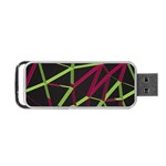 3D Lovely GEO Lines X Portable USB Flash (One Side) Front