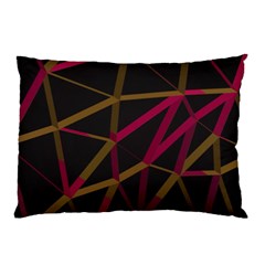 3d Lovely Geo Lines Xi Pillow Case by Uniqued