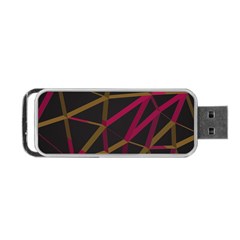 3d Lovely Geo Lines Xi Portable Usb Flash (two Sides) by Uniqued