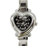 Creepy Women Mannequin Portrait Heart Italian Charm Watch Front