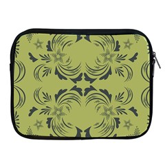 Floral Folk Damask Pattern Fantasy Flowers  Apple Ipad 2/3/4 Zipper Cases by Eskimos