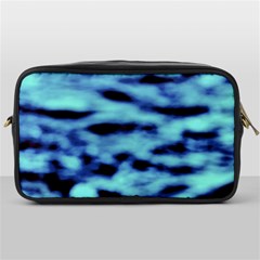 Blue Waves Flow Series 4 Toiletries Bag (one Side) by DimitriosArt