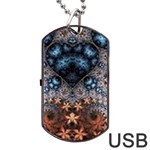 Fractal Dog Tag USB Flash (One Side) Front