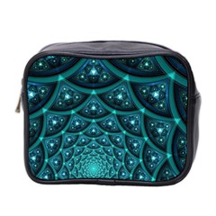 Fractal Mini Toiletries Bag (two Sides) by Sparkle