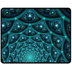 Fractal Fleece Blanket (medium)  by Sparkle