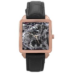 Hg Breeze Rose Gold Leather Watch  by MRNStudios