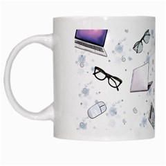 Computer Work White Mugs by SychEva