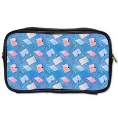 Notepads Pens And Pencils Toiletries Bag (two Sides) by SychEva