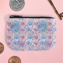 Notepads Pens And Pencils Mini Coin Purse by SychEva