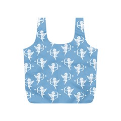 Cupid Pattern Full Print Recycle Bag (s) by Valentinaart