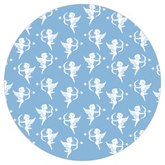 Cupid Pattern Round Trivet by Valentinaart