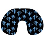 Cupid pattern Travel Neck Pillow Back