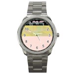 Janet 1 Sport Metal Watch Front