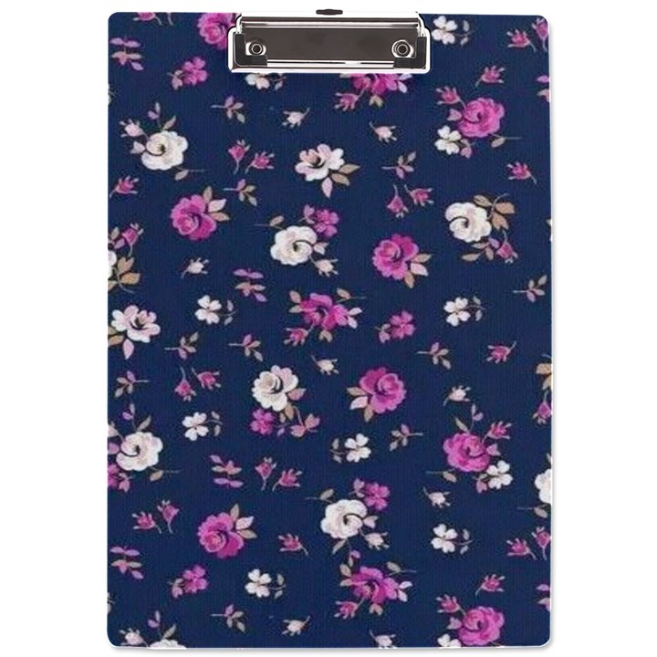 Flowers Pattern A4 Clipboard