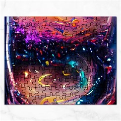 Galaxy Glass Rectangular Jigsaw Puzzl by Dazzleway