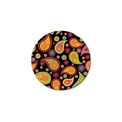 Paisley Pattern Design Golf Ball Marker (10 Pack) by befabulous